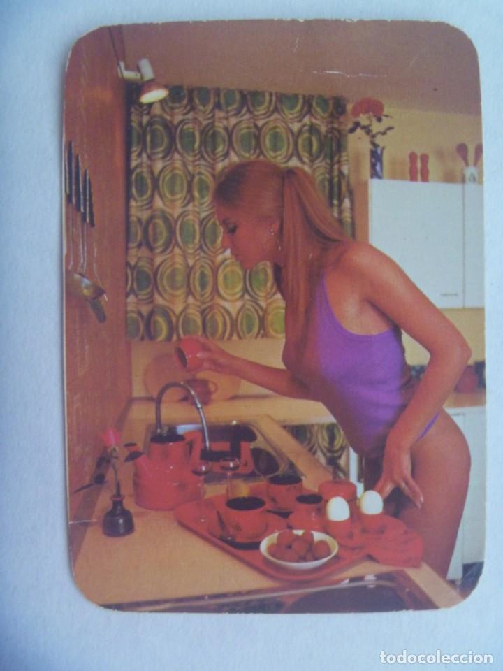 Coleccionismo calendarios: CALENDARIO DE BOLSILLO DE 1976 CON CHICA. PUBLICIDAD ULTRAMARINOS CASA CUBERO. MONTELLANO ( SEVILLA)