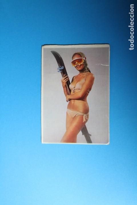 Coleccionismo calendarios: CALENDARIO DE CHICAS. A&Ntilde;O 1974. NUMERO 6 DE LA SERIE. ESQUI.