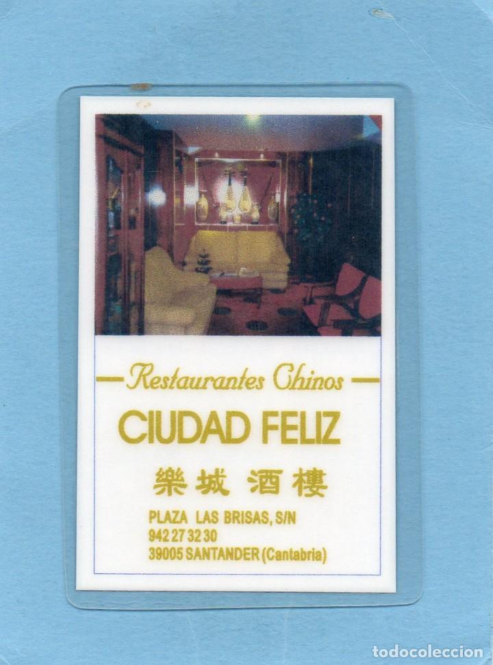 Coleccionismo calendarios: Calendario de publicidad 2001 - RESTAURANTES CHINO - CIUDAD FELIZ