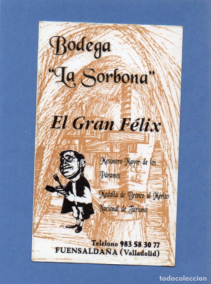 Coleccionismo calendarios: Calendario de Publicidad 2001 - BODEGA LA SORBONA