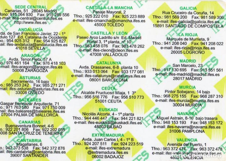 Coleccionismo calendarios: Calendario de publicidad 2001 - INSTITUTO DE FORMACI&Oacute;N Y ESTUDIO SOCIALES
