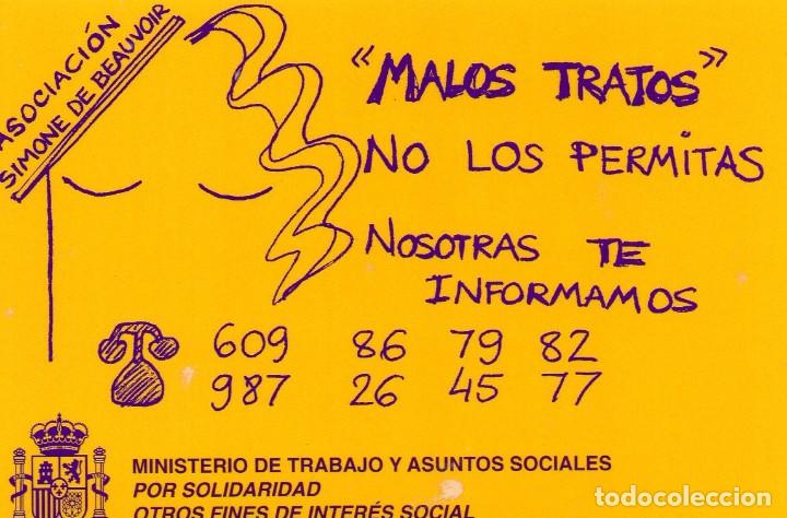 Coleccionismo calendarios: Calendario de Publicidad 2001 - ASOCIACION SIMONE DE BEAUVOIR