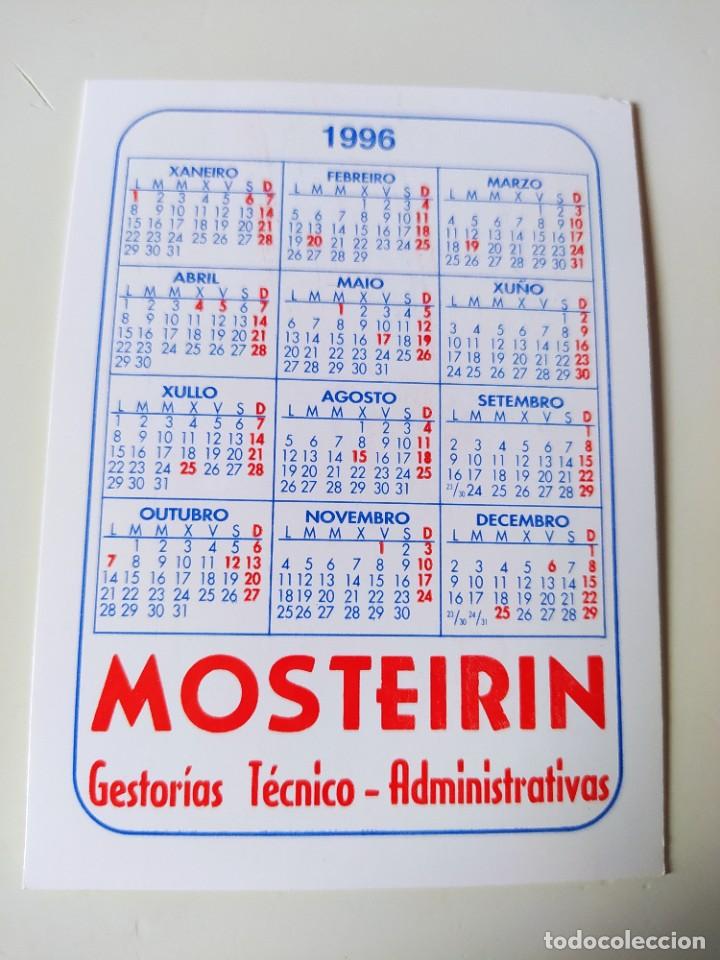 Coleccionismo calendarios: CALENDARIO GESTOR&Iacute;A MOSTEIRIN DE 1996 - Foto 2
