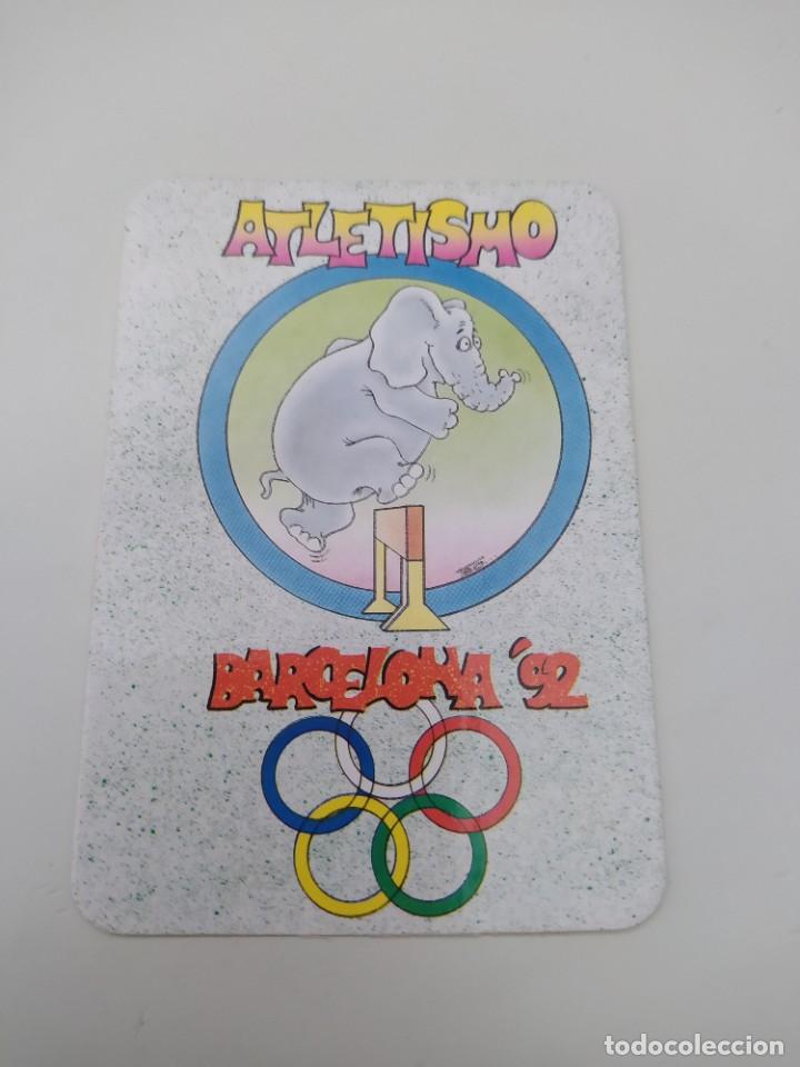 Coleccionismo calendarios: CALENDARIO BARCELONA 92 ATLETISMO SEGUROS LA PREVENTIVA