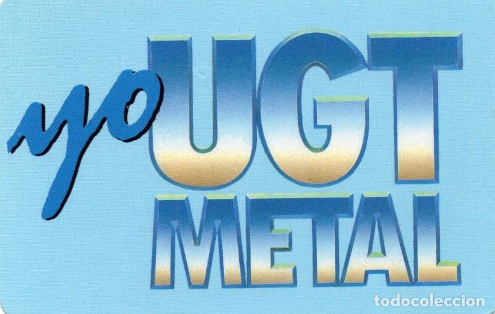 Coleccionismo calendarios: Calendario de Publicidad 1987 - U.G.T. METAL