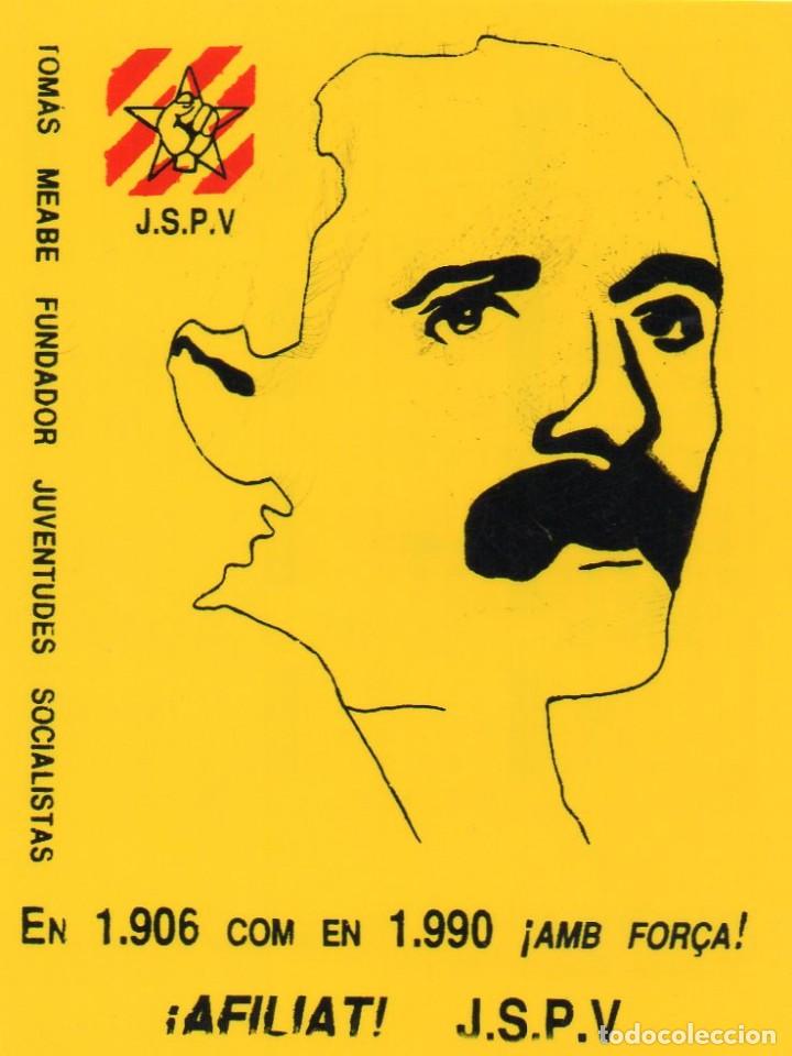 Coleccionismo calendarios: Calendario publicidad 1990 - JUVENTUDES SOCIALISTAS (calendario de plastico)