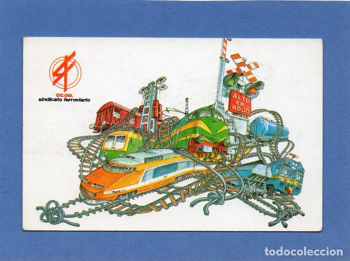 Collectables Calendars: Calendario de Publicidad 1990 - SINDICATO FERROVIARIO - CC.OO