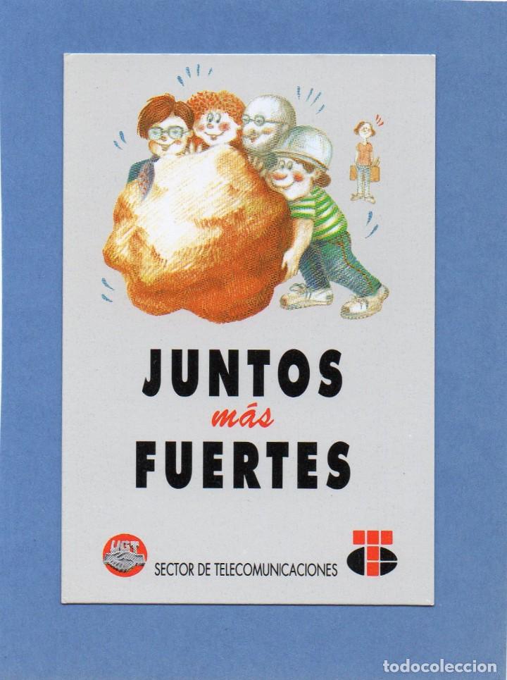 Colecionismo Calend&aacute;rios: Calendario publicidad 1992 - SECTOR DE TELECOMUNICACIONES - U.G.T.