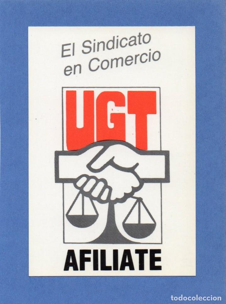 Colecionismo Calend&aacute;rios: Calendario publicidad 1992 - AFILIATE - U.G.T.