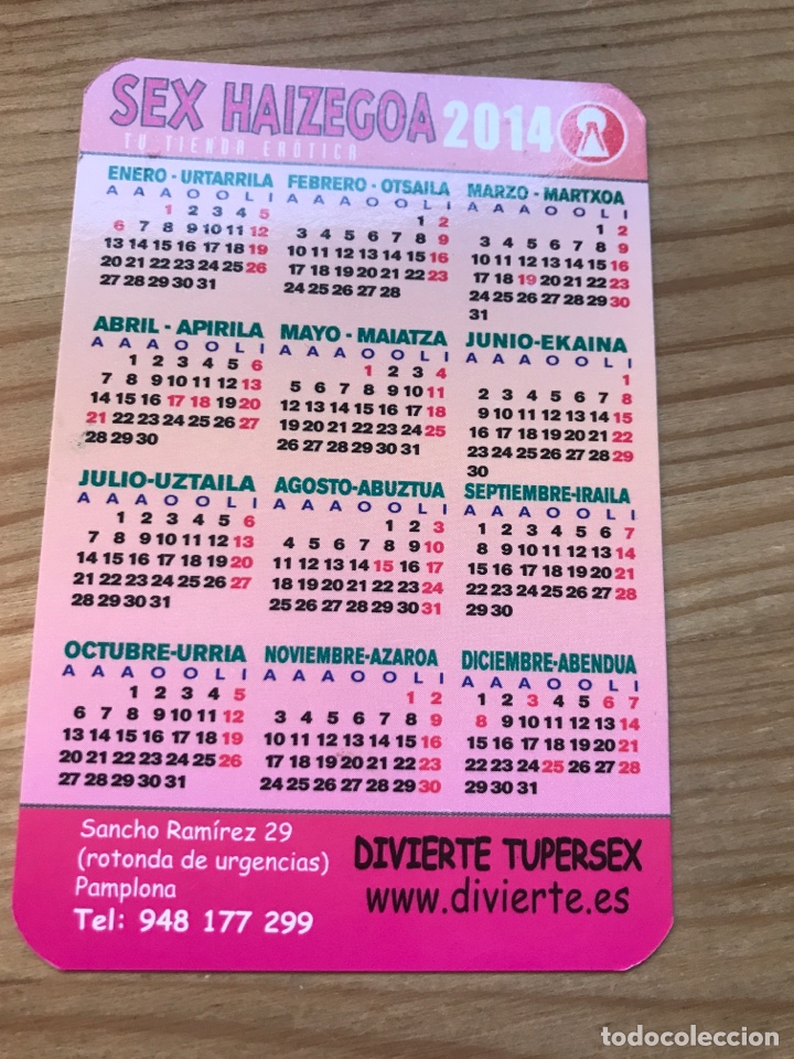 Coleccionismo calendarios: Trivial sexual - Foto 2