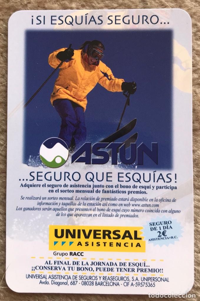 Coleccionismo calendarios: Calendario A&ntilde;o 2002 / 03 - Astun estaci&oacute;n de esqu&iacute; - Universal Asistencia