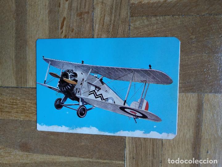 Coleccionismo calendarios: CALENDARIO AVION MILITAR. AERONAUTICA. BIPLANO GRAN BRETA&Ntilde;A A&Ntilde;O 1980. VER FOTOS