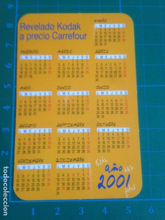 Coleccionismo calendarios: CALENDARIO - 2001 - KODAK CARREFOUR - Foto 2