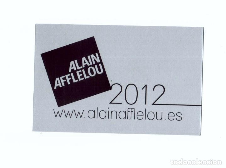CALENDARIO DE BOLSILLO 2012. AFFLELOU.