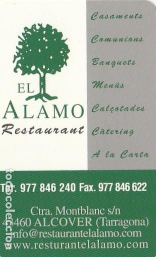 Collezionismo Calendari: CALENDARIO bolsillo - A&Ntilde;O 2007 - RESTAURANT EL ALAMO - ALCOVER - TARRAGONA - CATALAN