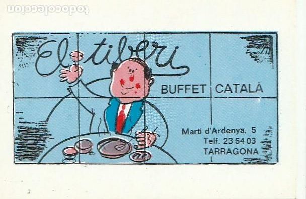 Collezionismo Calendari: CALENDARIO bolsillo - A&Ntilde;O 1985 - EL TIBERI - BUFFET CATALA - TARRAGONA