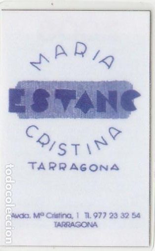 Collezionismo Calendari: CALENDARIO bolsillo - A&Ntilde;O 2008 - ESTANC / ESTANCO MARIA CRISTINA - TARRAGONA - PUBLICT. PLASTIFICADO