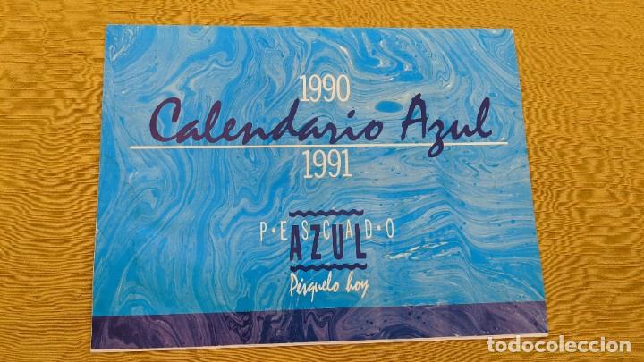 Sammeln von Kalendern: CALENDARIO AZUL 1990-1991