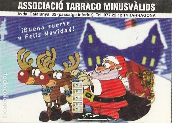 Collezionismo Calendari: CALENDARIO bolsillo -A&Ntilde;O 2002 - ASSOCIACIO TARRACO MINUSVALIDS - TARRAGONA - NADAL - CATALA -DIPTICO