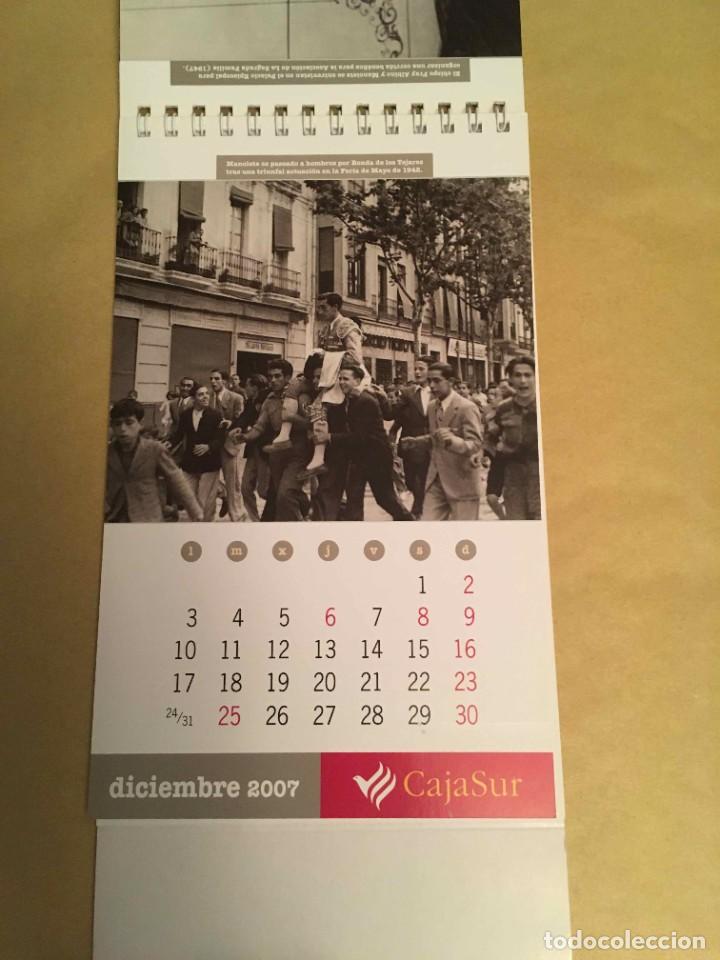 Coleccionismo calendarios: MANOLETE (2007) JUEGO DE CALENDARIOS (sobremesa y bolsillo)
