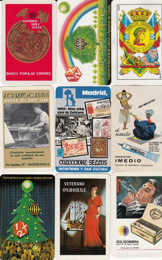 Collectables Calendars: LOTE 9 CALENDARIOS FOURNIER