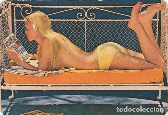 Collezionismo Calendari: CALENDARIO bolsillo - A&Ntilde;O 1973 - chica sexy - sin publicidad
