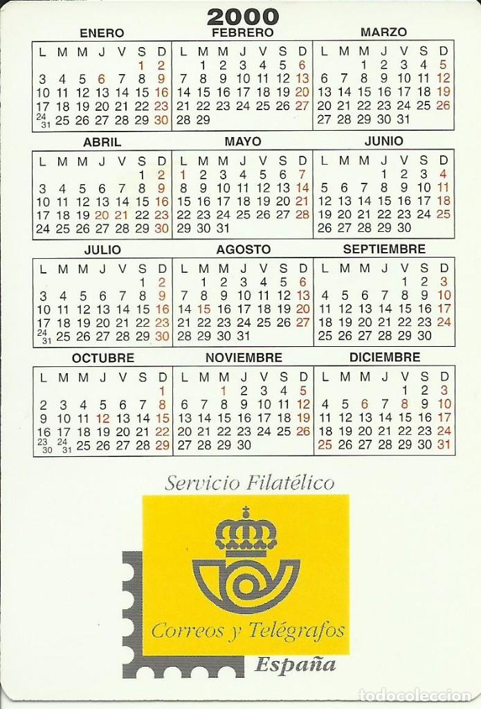 Coleccionismo calendarios: CALENDARIO 2000. Servicio Filat&eacute;lico - Foto 2