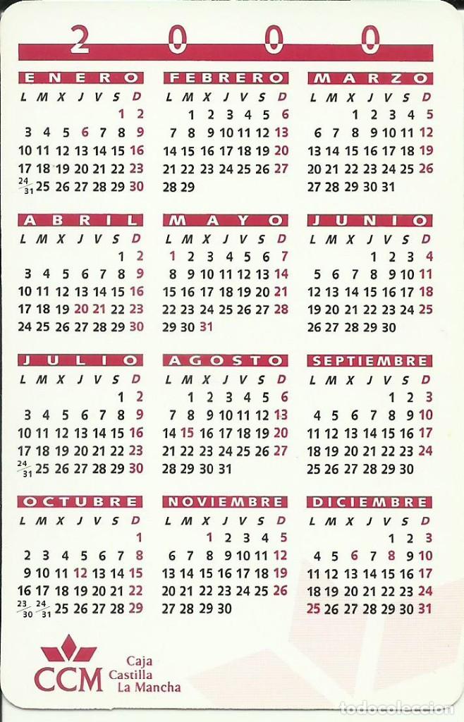Coleccionismo calendarios: CALENDARIO 2000. CAJA CASTILLA LA MANCHA. - Foto 2