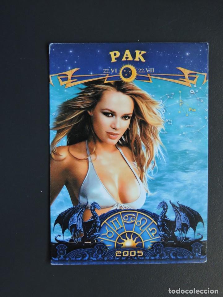 Coleccionismo calendarios: Calendario bolsillo ruso - PUBLICIDAD MUJER - horoscopo - A&ntilde;o 2005