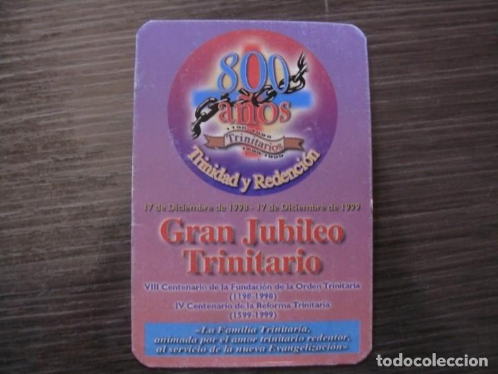Coleccionismo Calendarios: Calendario de mano 800 a&ntilde;os de los Trinitarios. A&ntilde;o 1999