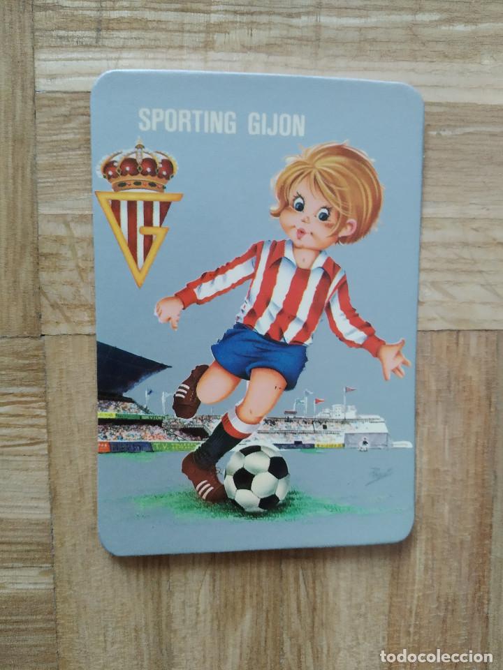 Coleccionismo calendarios: CALENDARIO DE FUTBOL. SPORTING GIJON A&Ntilde;O 1977. VER FOTOS