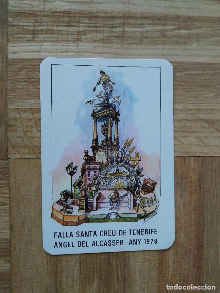 Colecionismo Calend&aacute;rios: CALENDARIO PUBLICITARIO. FALLA SANTA CREU DE TENERIFE. ANGEL DEL ALCASSER A&Ntilde;O 1979. VER FOTOS