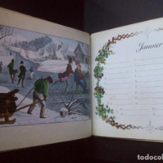 Coleccionismo Calendarios: CALENDARIO PERPETUO DE CUMPLEAÑOS Y SANTOS.