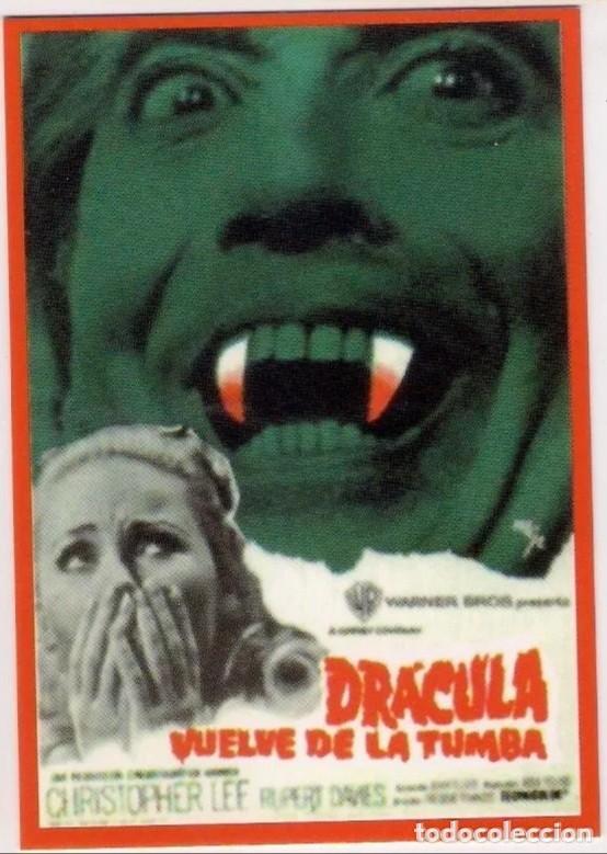 Coleccionismo Calendarios: -87664 CALENDARIO CINE DRACULA VUELVE A LA TUMBA, A&Ntilde;O 2010, PELICULA TERROR, CON PUBLICIDAD