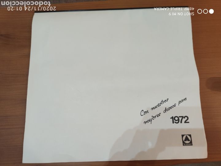 Coleccionismo Calendarios: GRAN CALENDARIO DE 1972, CON 12 PRECIOSAS L&Aacute;MINAS ART&Iacute;STICAS, IDEALES PARA ENMARCAR, VER, &Uacute;NICO
