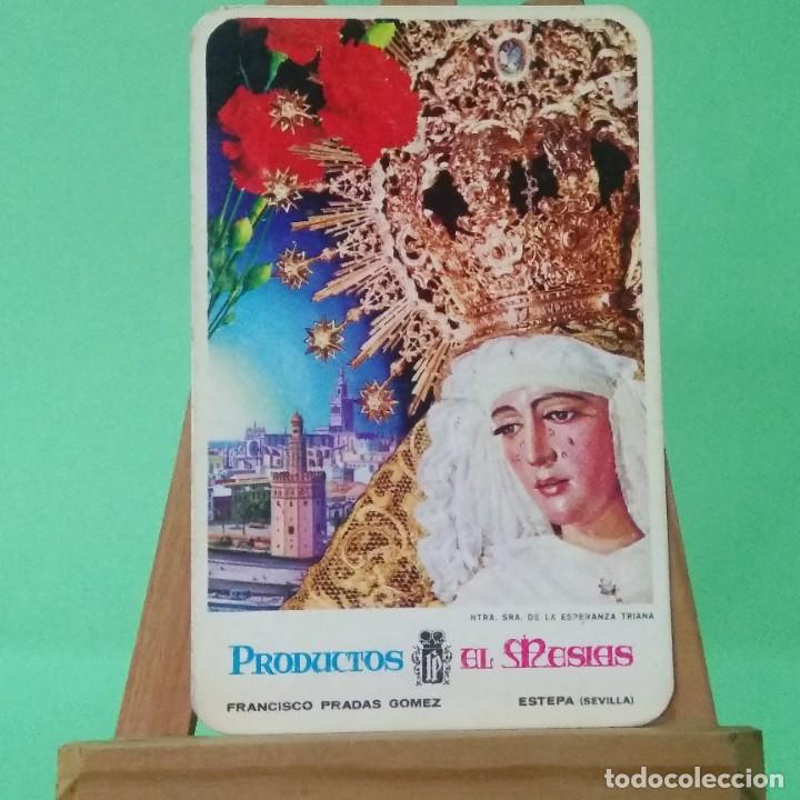 Coleccionismo Calendarios: CALENDARIO ** PRODUCTOS EL MESIAS 1971/72 ** VIRGEN ESPERANZA DE TRIANA ** ESTEPA .SEVILLA - T2