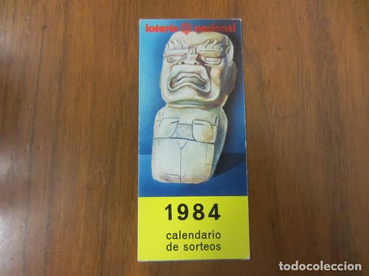 Sammeln von Kalendern: CALENDARIO NO FOURNIER-LOTERIA NACIONAL- DEL 1984 VER FOTOS