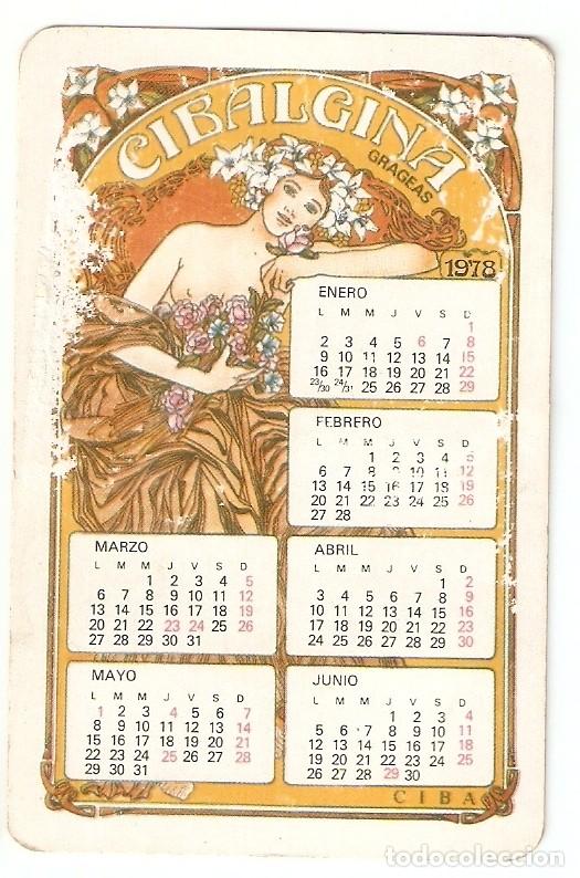 Colecionismo Calend&aacute;rios: CALENDARIO CIBA 1977