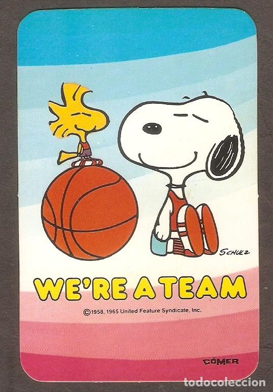 Coleccionismo Calendarios: CALENDARIO DE BOLSILLO PORTUGAL A&Ntilde;O 1984 DIBUJOS ANIMADOS - SNOOPY - VER FOTO REVERSO