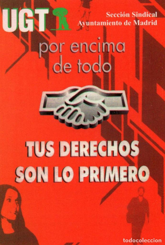 Coleccionismo calendarios: Calendario de Publicidad 2003 - UGT - AYUNTAMIENTO DE MADRID