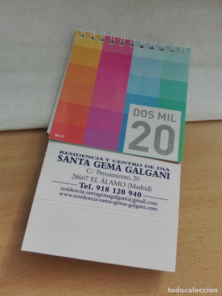 Collectionnisme Calendriers: CALENDARIO DE MESA 2020 - RESIDENCIA SANTA GEMA GALGANI - EL ALAMO MADRID - 30GR