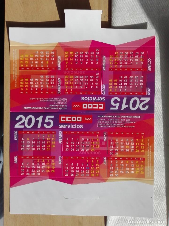 Collectables Calendars: CALENDARIO DE MESA 2015 - CC.OO. SERVICIOS MADRID - COMISIONES OBRERAS SINDICATO