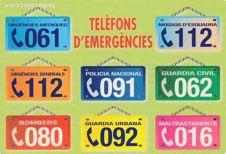 Colecionismo Calend&aacute;rios: CALENDARIO bolsillo -A&Ntilde;O 2013 - KIOSKO CLAVE - TARRAGONA - TELEFONS EMERGENCIES -PUBLICITARIO -NUEVO