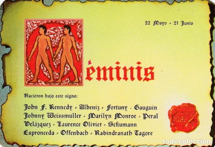 Colecionismo Calend&aacute;rios: CALENDARIO bolsillo - A&Ntilde;O 1972 - AUTO-ESCUELA SAN MIGUEL - VENDRELL - HOROSCOPO GEMINIS - NUEVO