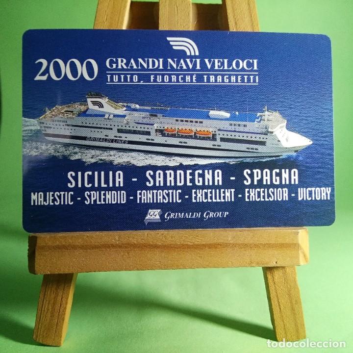 Colecionismo Calend&aacute;rios: CALENDARIO DE BOLSILLO - BARCOS - GRADI NAVI VELOCI - ITALIA 2000 - T1