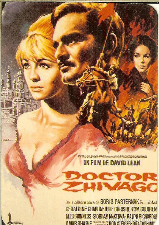 Coleccionismo Calendarios: CALENDARIO DE SERIE CINE - 1989 - C.B. N&ordm; 186 - DOCTOR ZHIVAGO