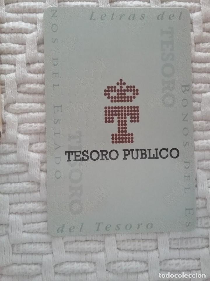 Coleccionismo calendarios: Tesoro p&uacute;blico 1998 - Foto 1