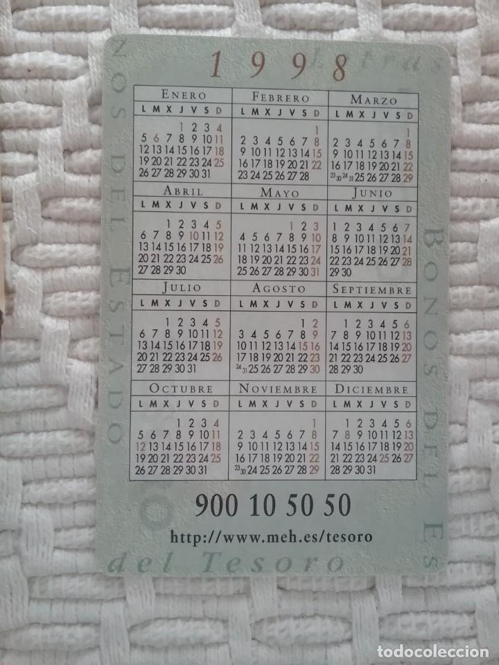 Coleccionismo calendarios: Tesoro p&uacute;blico 1998 - Foto 2