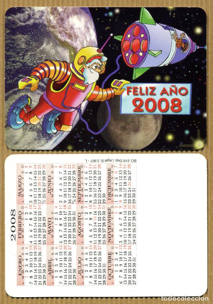 Coleccionismo Calendarios: CALENDARIOS BOLSILLO NAVIDAD - FELIZ A&Ntilde;O 2008