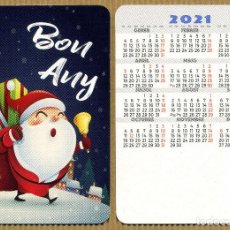 Coleccionismo Calendarios: CALENDARIOS BOLSILLO NAVIDAD - FELIZ AÑO 2021 CATALAN